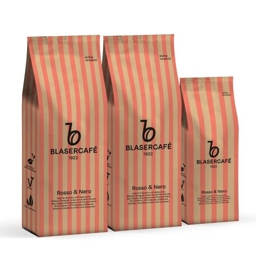 ROSSO&NERO zrnková káva 2kg+250g ZADARMO