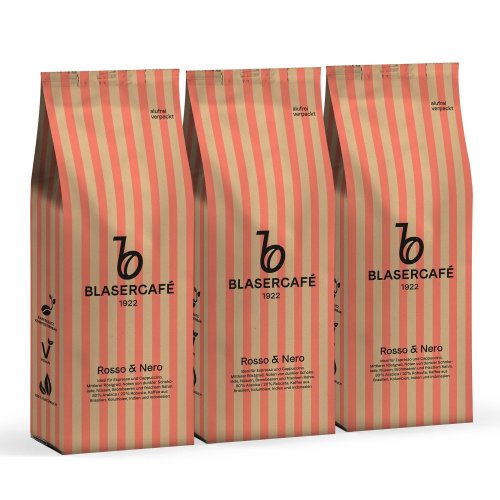 BLASERCAFÉ ROSSO&NERO zrnková káva 3x1kg