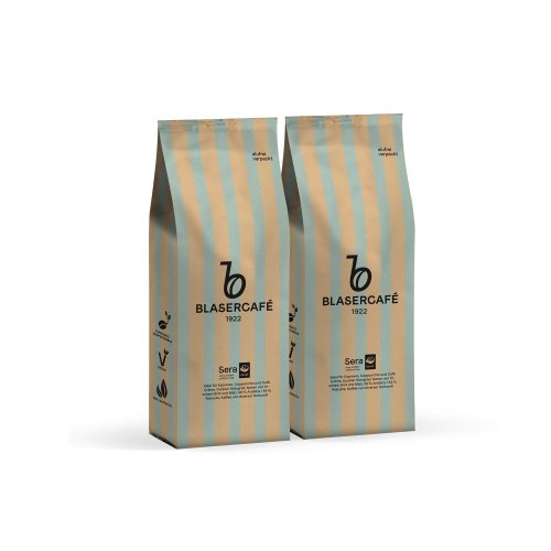 BLASERCAFÉ SERA zrnková káva bez kofeinu 2x250g