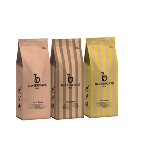 DEGUSTAČNÉ BALENIE BLASERCAFÉ OFFICE zrnková káva 3x250g