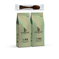 BLASERCAFÉ TERRA VITA  zrnková káva 2x250g + sladký darček