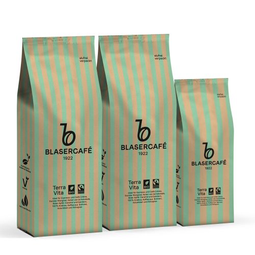 BLASERCAFÉ TERRA VITA  zrnková káva 2x1kg+250g ZADARMO
