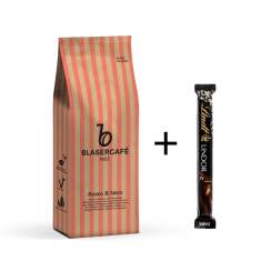ROSSO&NERO zrnková káva 1kg + sladký darček