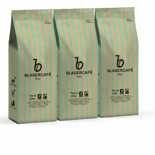 BLASERCAFÉ TERRA VITA zrnková káva 3x1kg