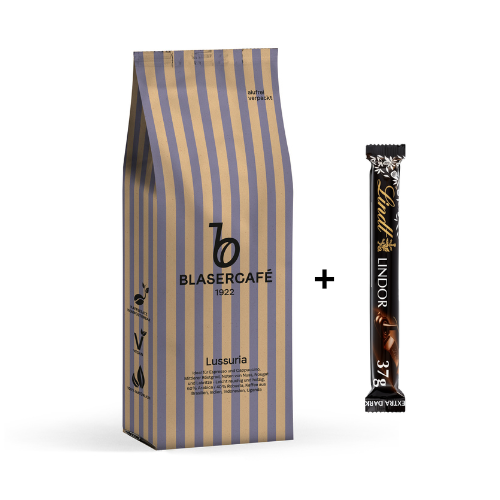 BLASERCAFÉ LUSSURIA zrnková káva 1kg + sladký darček