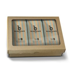 DARČEKOVÉ BALENIE BLASERCAFÉ SERA zrnková káva bez kofeinu 3x250g