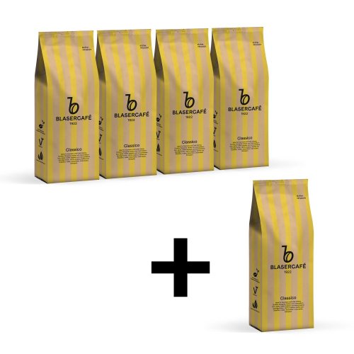 BLASERCAFÉ CLASSICO zrnková káva 250g 4+1 zdarma